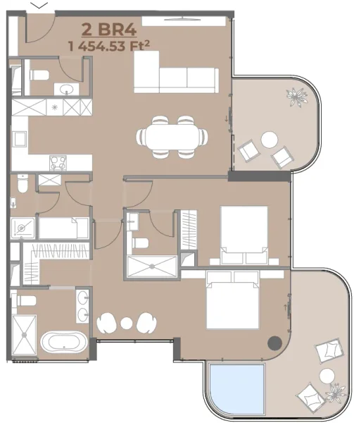2.0 bedrooms penthouse - House of WELL 1 and 2