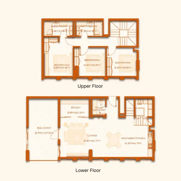 3.0 bedrooms duplex - Avenew 888 - Modo