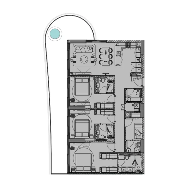 3 bedroom Apartments -  Beach Walk Grand 2