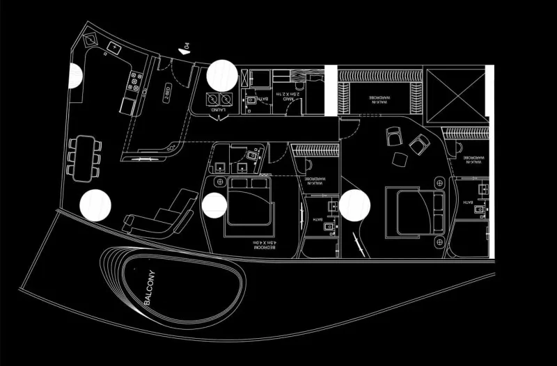 2.0 bedrooms apartments - Bugatti Residences by Binghatti