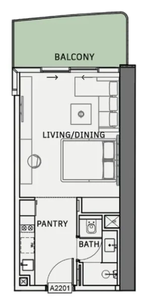 0.0 bedroom apartments - One Sky Park