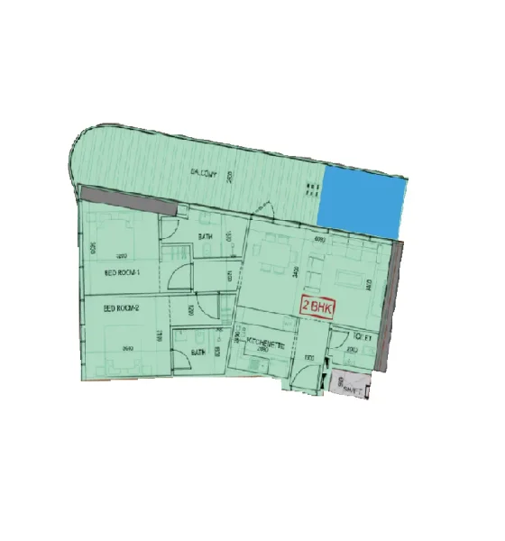 2.0 bedrooms apartments - Samana Lake Views 2