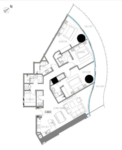 3.0 bedrooms apartments - Damac Casa