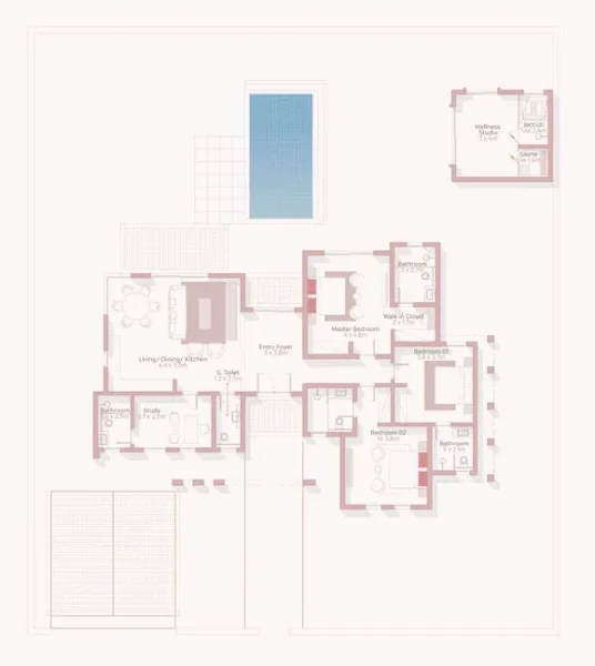 3.0 bedrooms villa - Jebel Sifah - Raya