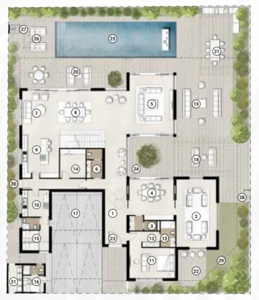 5.0 bedrooms villa - Al Naseem Villas by Modon Properties