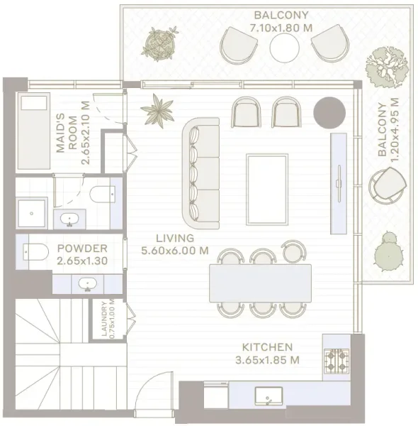 3.0 bedrooms apartments - Park Five