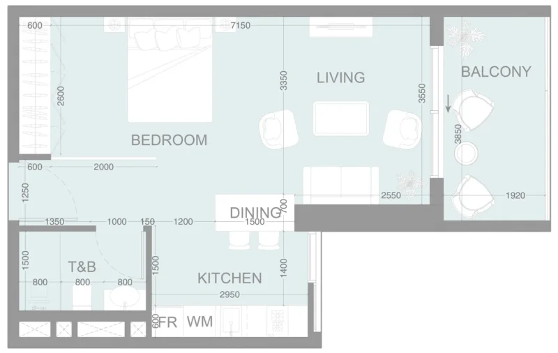 0.0 bedroom apartments - LUM1NAR