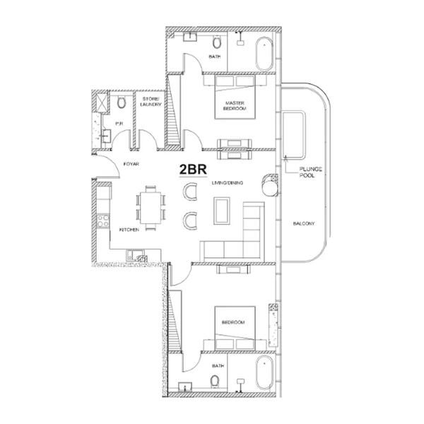 2 bedroom Apartments - Villa Del Brunello