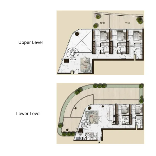 5.0 bedrooms townhouse - Saas Hills