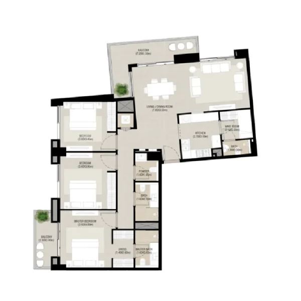3.0 bedrooms apartments - Camden
