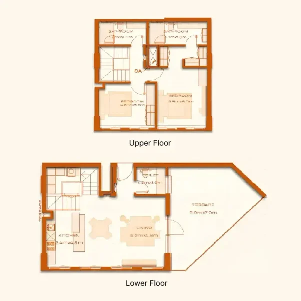 2.0 bedrooms duplex - Avenew 888 - Modo