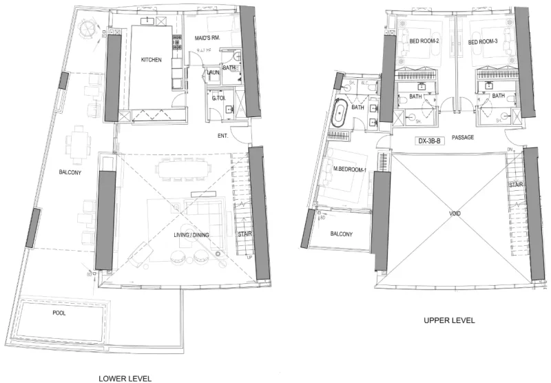 3.0 bedrooms duplex - Cavalli Tower