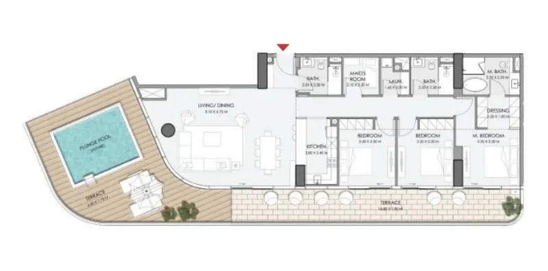 3.0 bedrooms apartments - Do Hotels and Residences