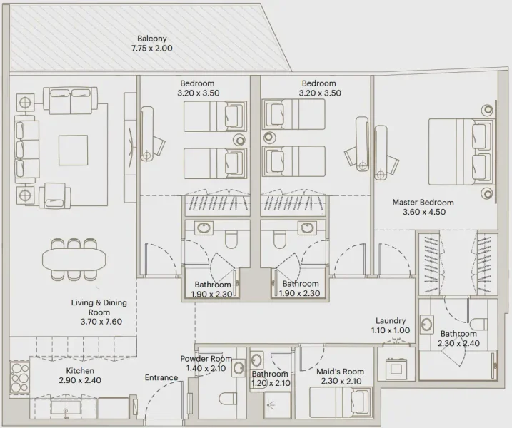 3.0 bedrooms apartments - Eleve