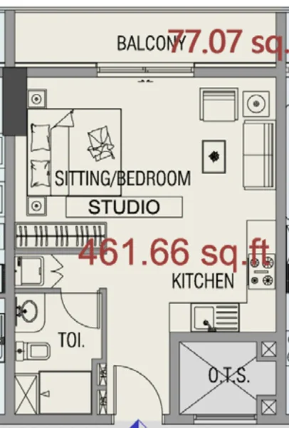 0.0 bedroom apartments - Forest City