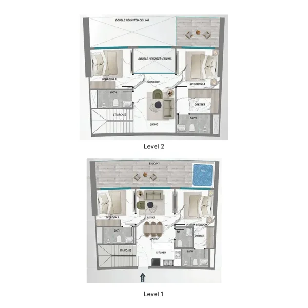 4.0 bedrooms apartments - Samana Barari Heights