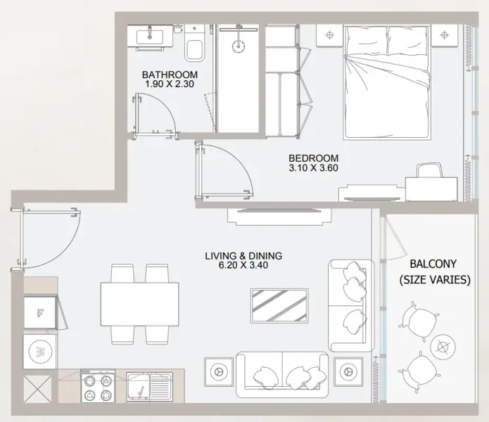 3.0 bedrooms apartments - Vista 3