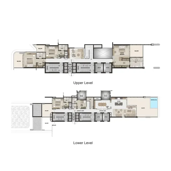 4.0 bedrooms apartments - Vitalia Palm Jumeirah Residences