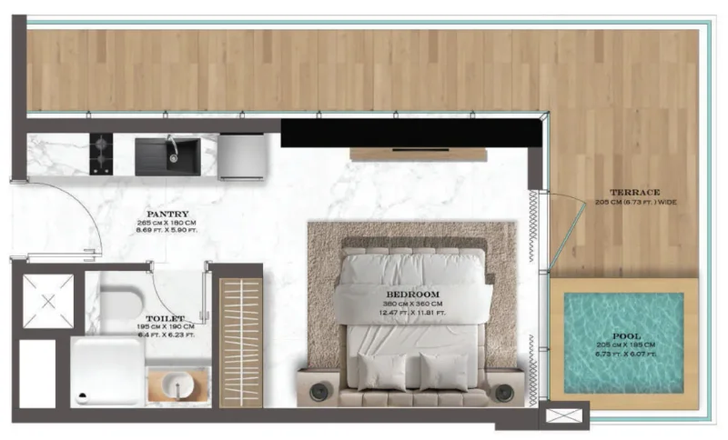 0.0 bedroom apartments - Lazord by Lapis Phases 1 and 2