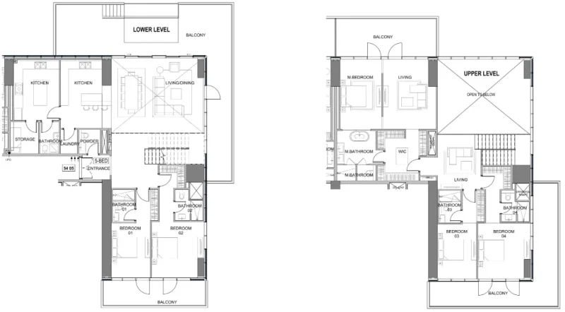 5.0 bedrooms penthouse - Damac Safa Gate