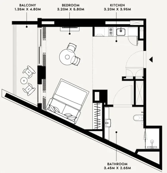 0.0 bedroom apartments - Azizi Arian