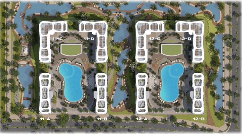 Building 11-A, 11-B, 11-C, 11-D & 12-A, 12-B, 12-C, 12-D