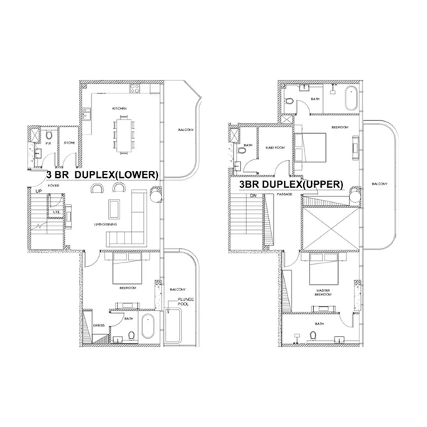 3 bedroom Duplex -  Villa Del Brunello
