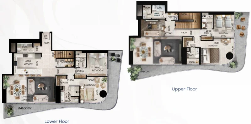 4.0 bedrooms penthouse - Radiant Waves