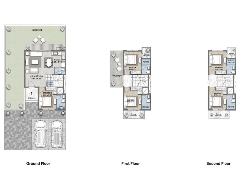 5.0 bedrooms townhouse - Reportage Hills