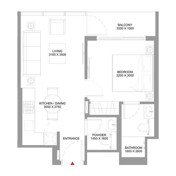 1 bedroom Apartments - Yachtside Marina Residences