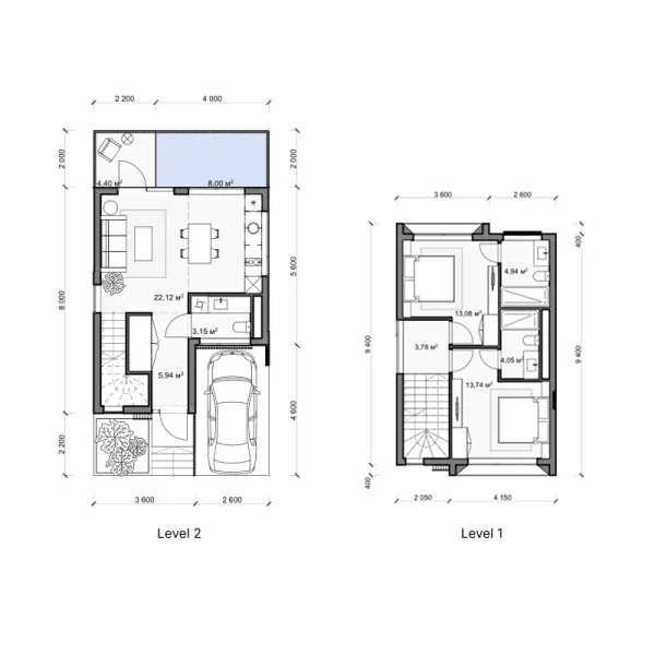 2.0 bedrooms townhouse - Anta Oasis by Wyndham