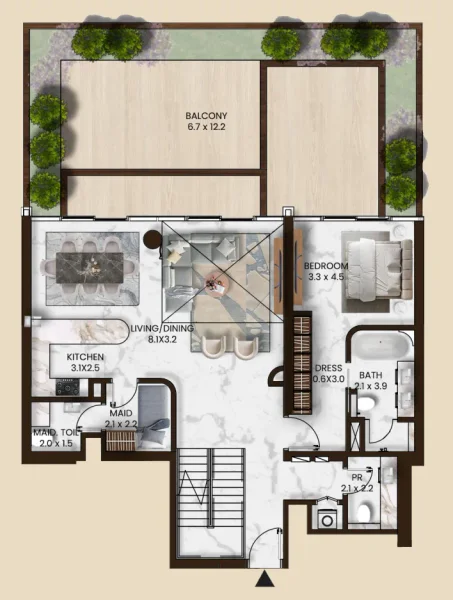 3.0 bedrooms townhouse - Saas Hills