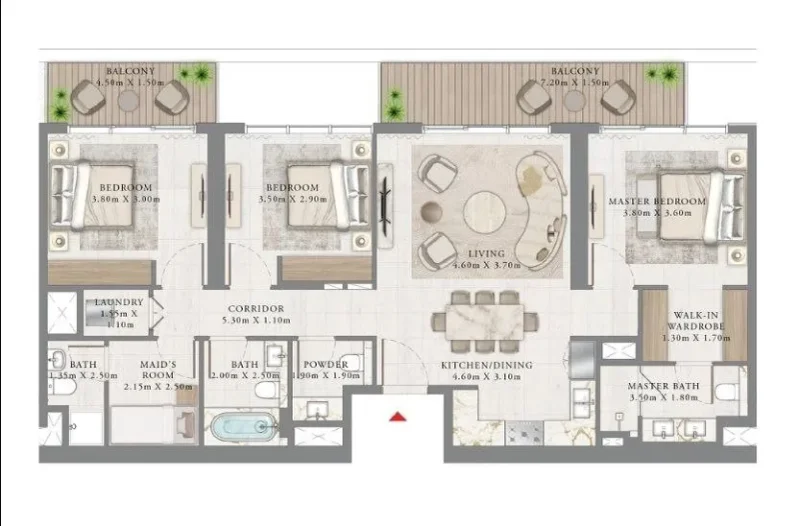 3.0 bedrooms apartments - Seapoint