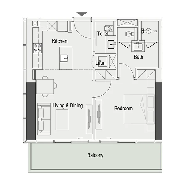 1 bedroom Apartments -  Sierra by Iman