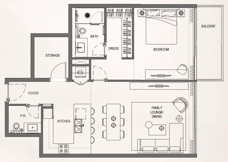 1.0 bedroom apartments - Bayview Boulevard