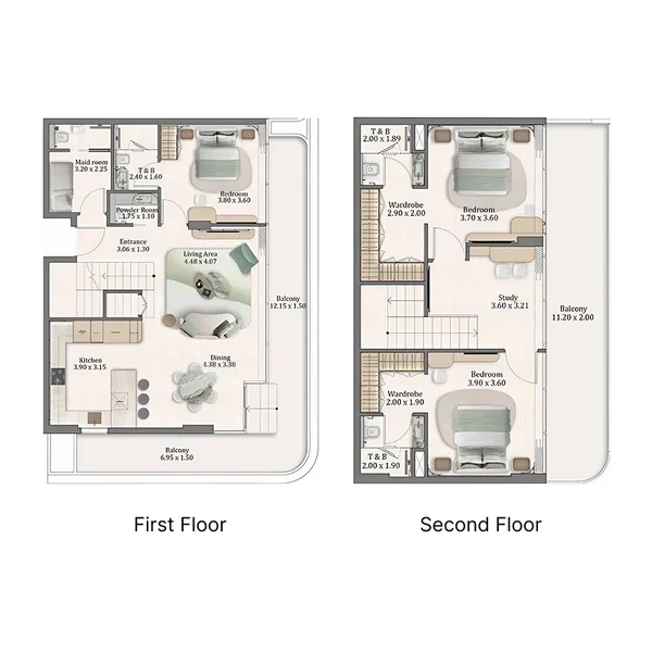 3 bedroom Townhouse -  Flow Residences