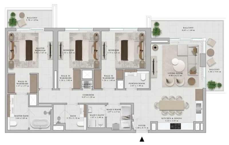 3.0 bedrooms apartments - Rosehill