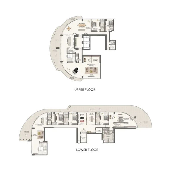 5.0 bedrooms penthouse - Jumeirah Residences at Al Maryah Island