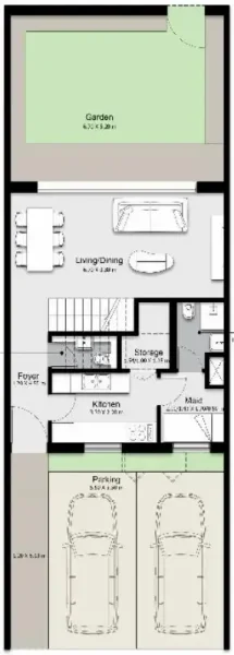 2.0 bedrooms townhouse - Hayyan