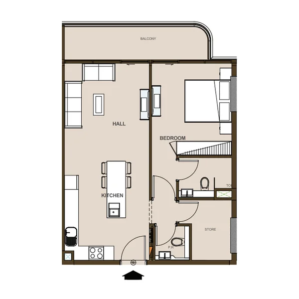 1 bedroom Apartments -  Casa Aura Residence