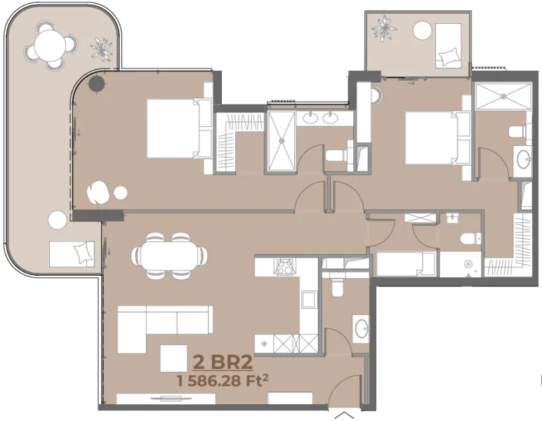 2.0 bedrooms penthouse - House of WELL 1 and 2