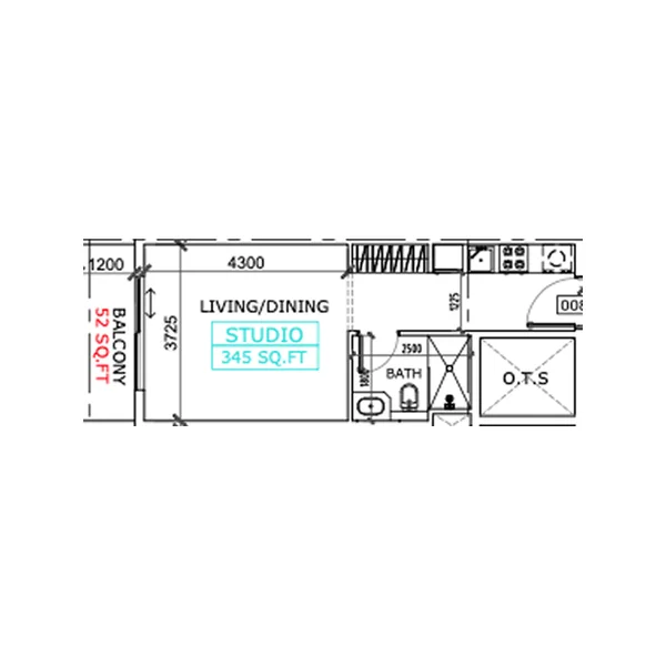 Studio Apartments -  Coventry Place