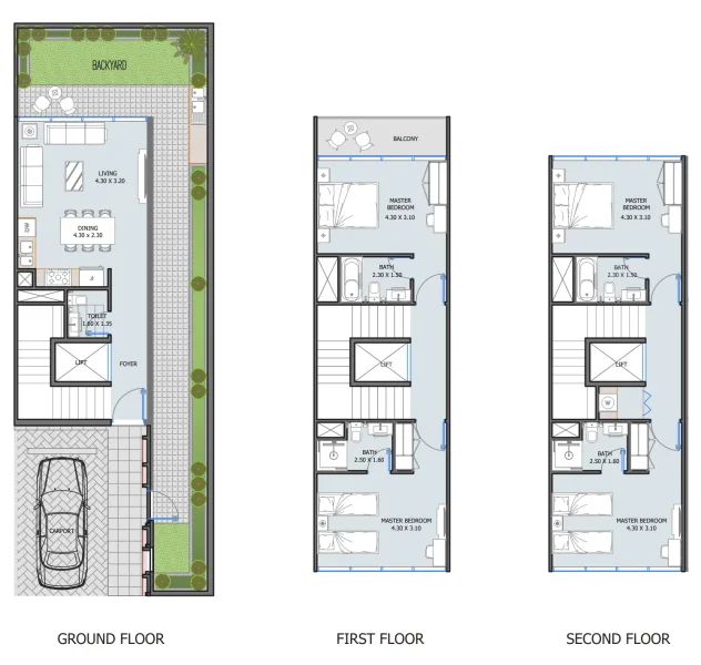 4.0 bedrooms townhouse - Verdana III