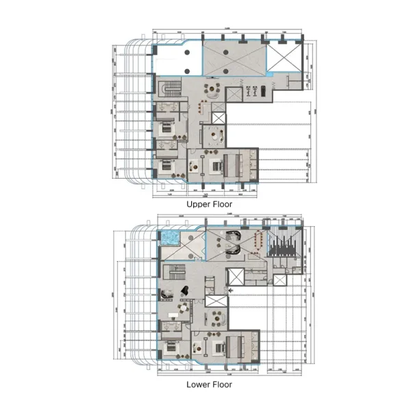 6.0 bedrooms penthouse - Tiger Sky Tower