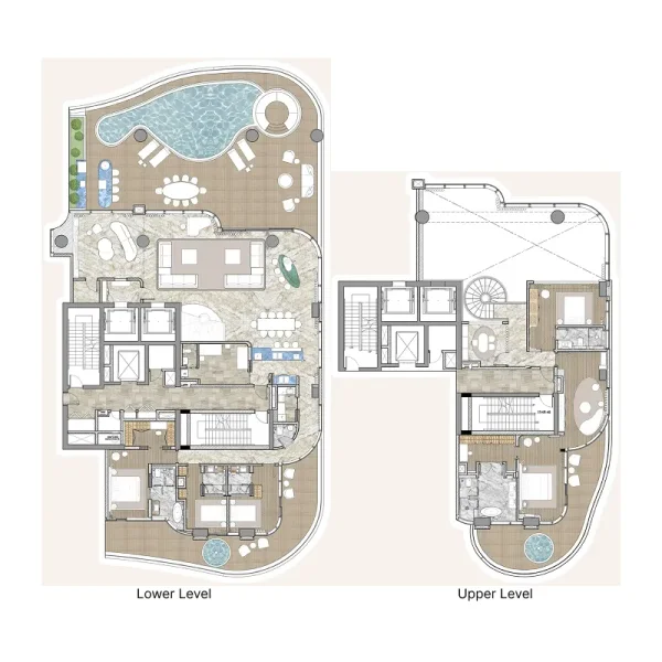 5.0 bedrooms penthouse - One Canal Residences