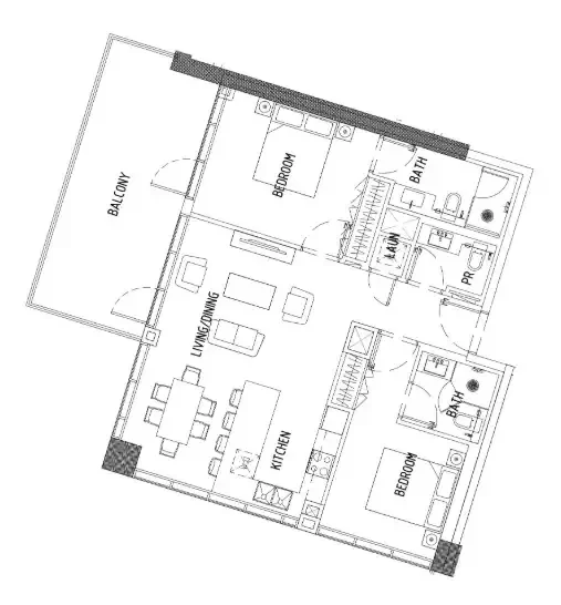2.0 bedrooms apartments - Damac District