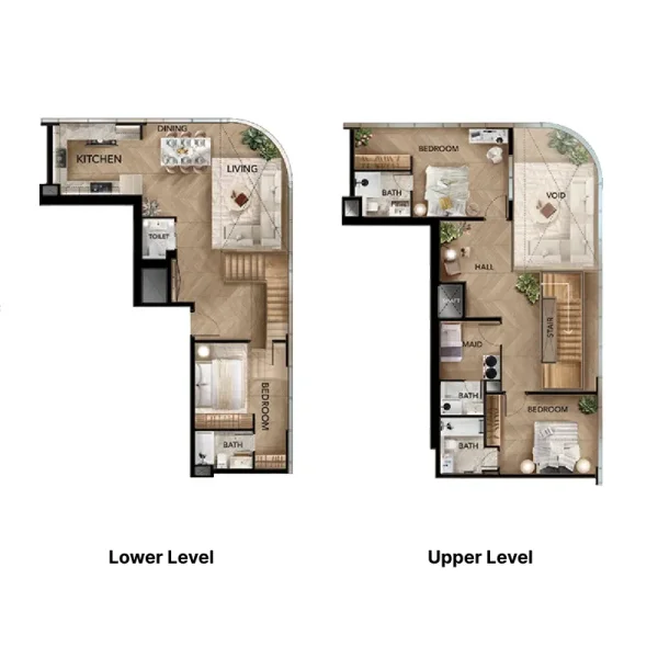 3.0 bedrooms duplex - Radiant Bridges