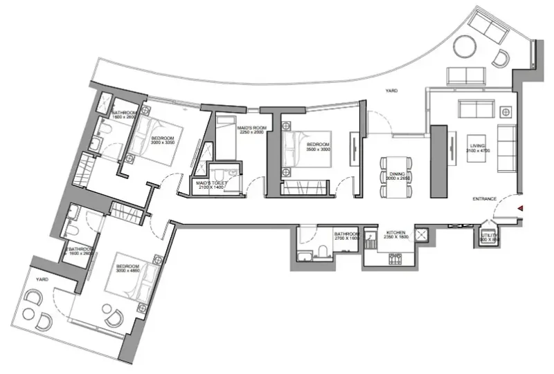 3.0 bedrooms apartments - Skyscape