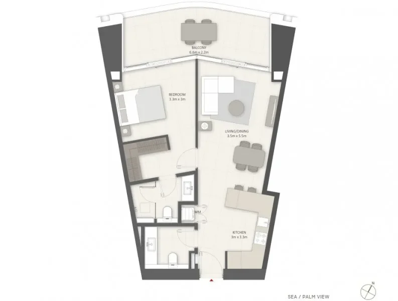 1.0 bedroom apartments - LIV Lux