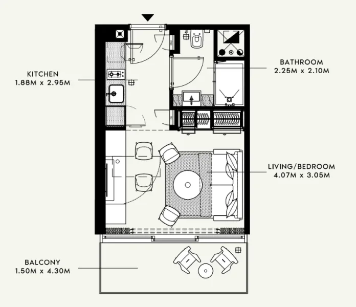 3.0 bedrooms apartments - Azizi Raffi